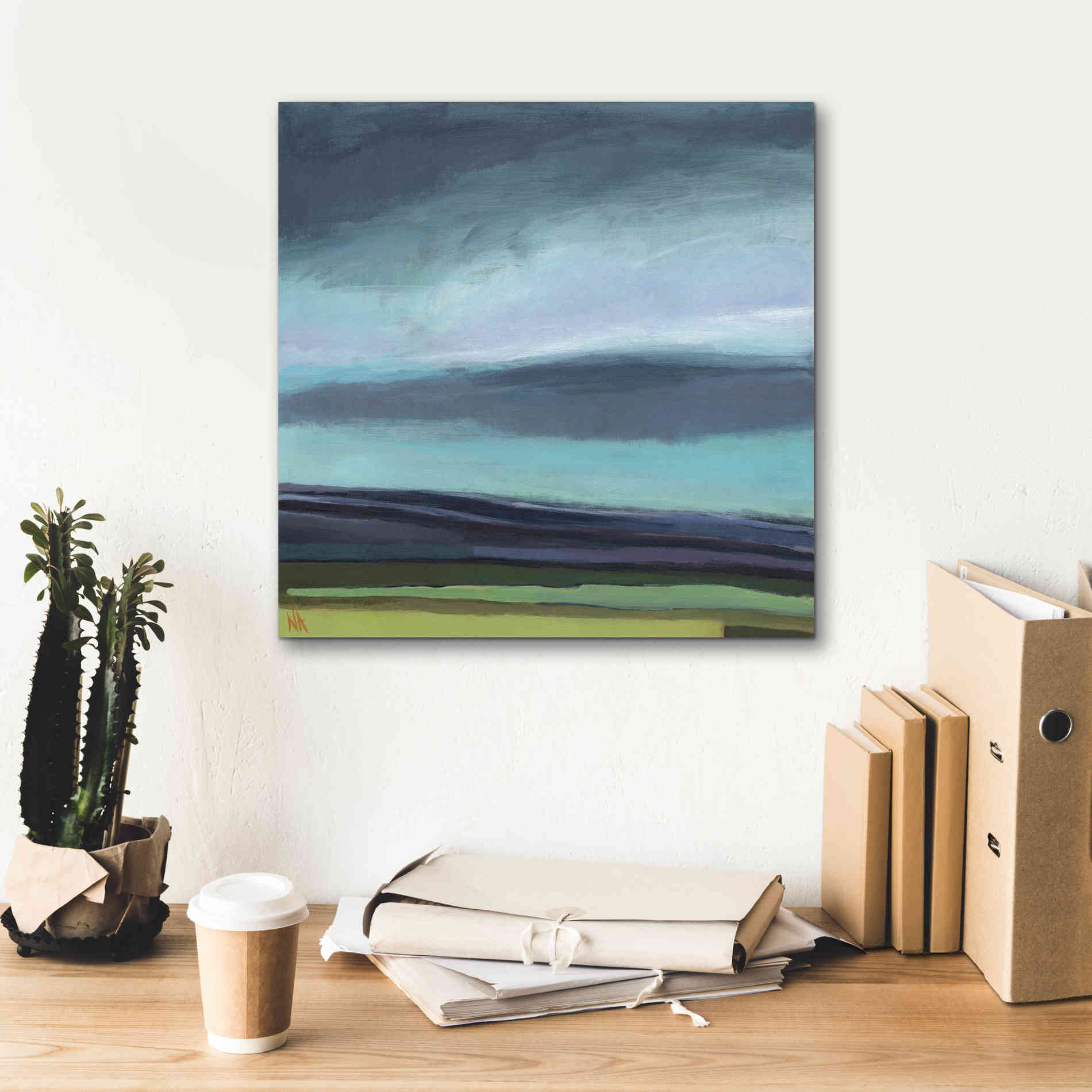 'Dew on My Boots' by Niki Arden, Canvas Wall Art,18 x 18