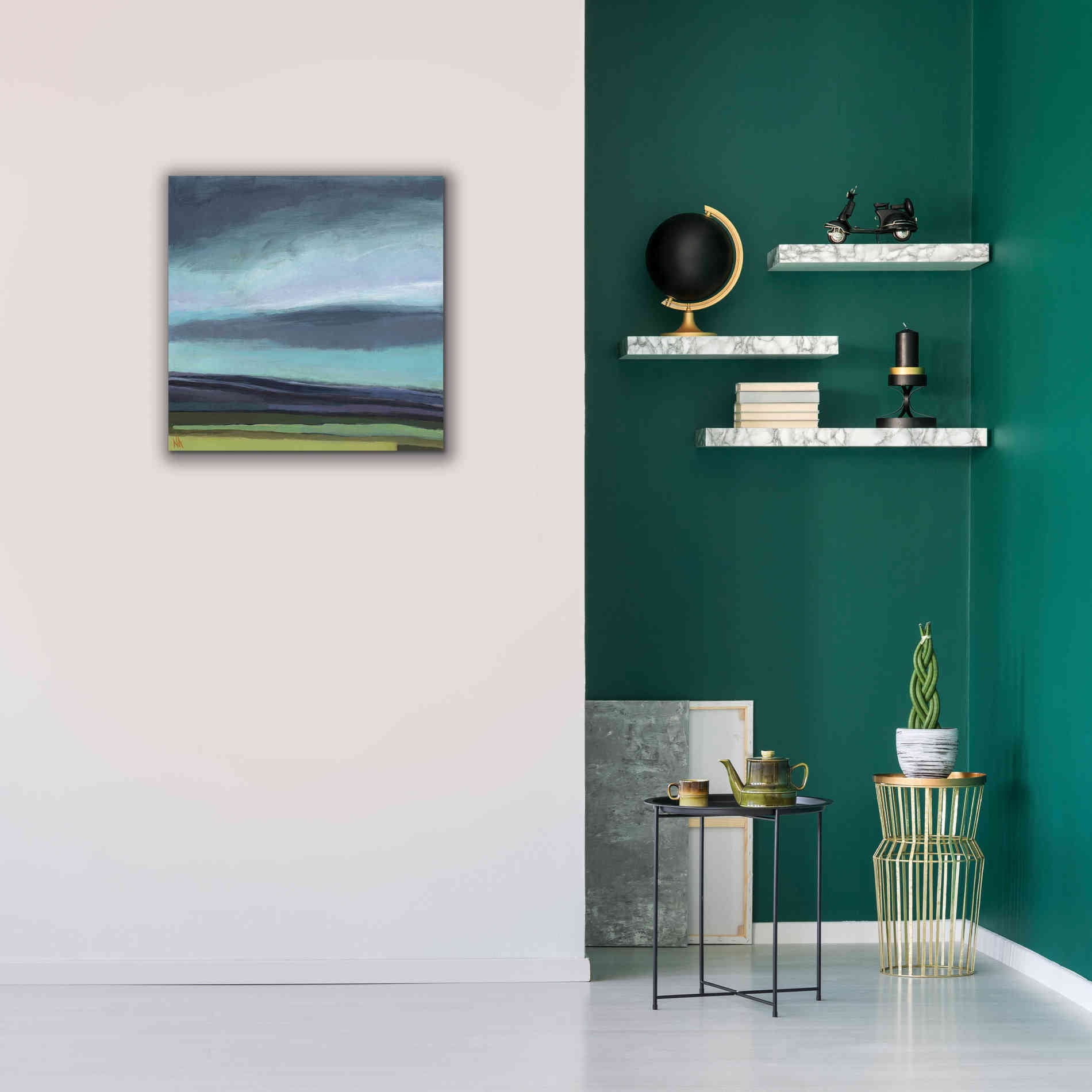 'Dew on My Boots' by Niki Arden, Canvas Wall Art,26 x 26