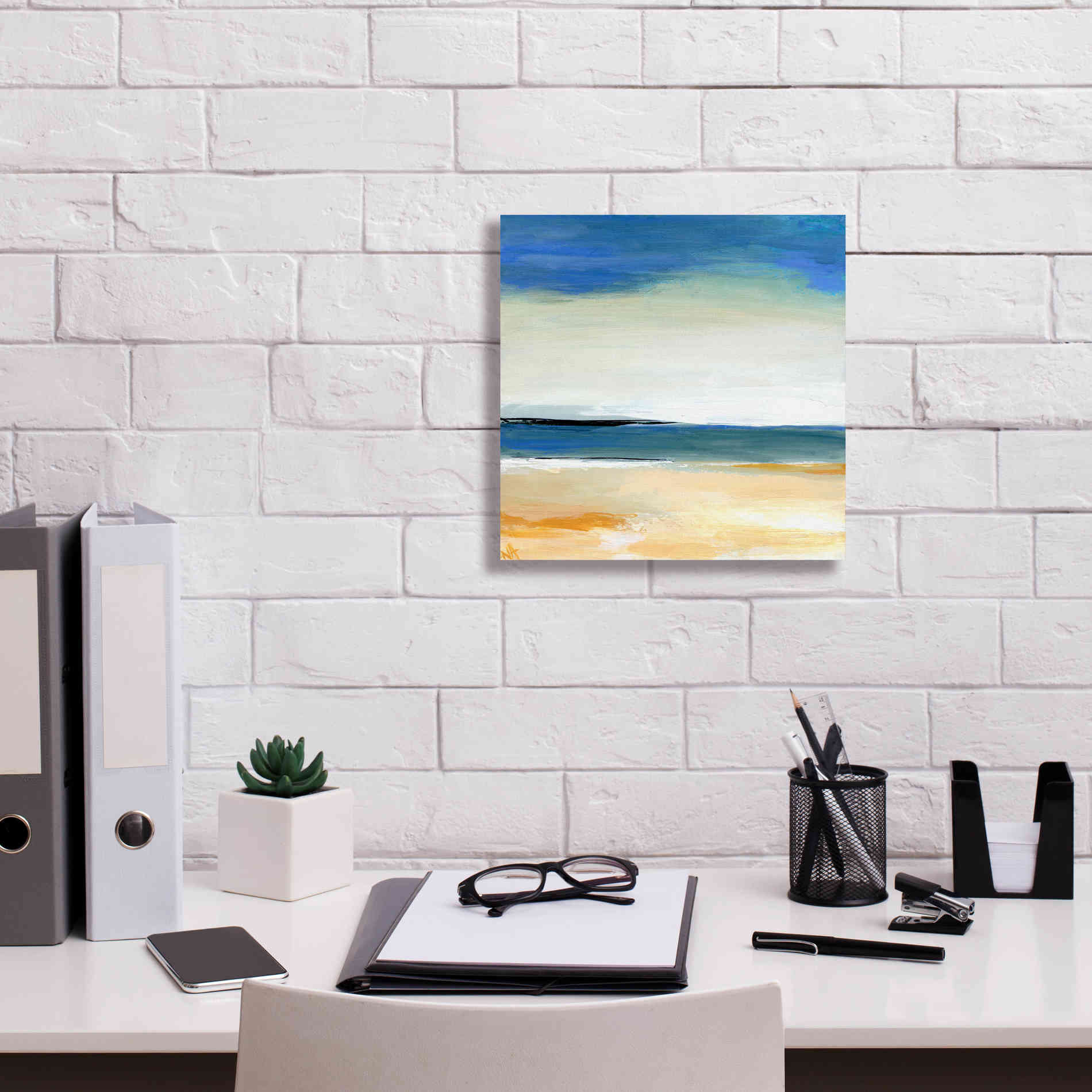 'Seascape 2' by Niki Arden, Canvas Wall Art,12 x 12