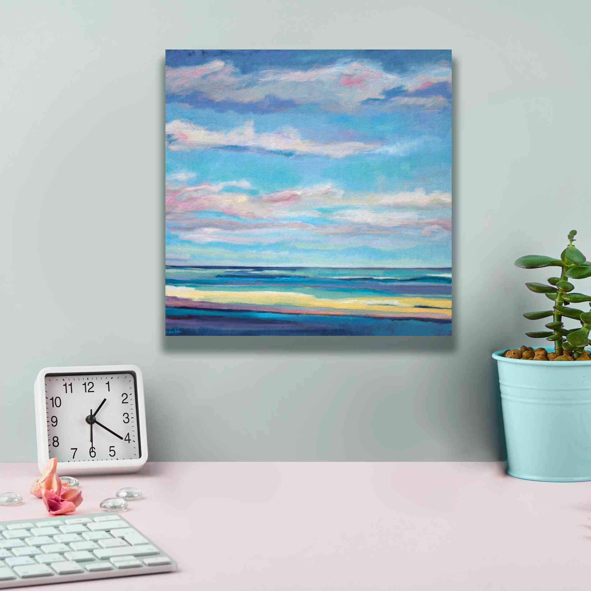 'Tidal Surge' by Niki Arden, Canvas Wall Art,12 x 12