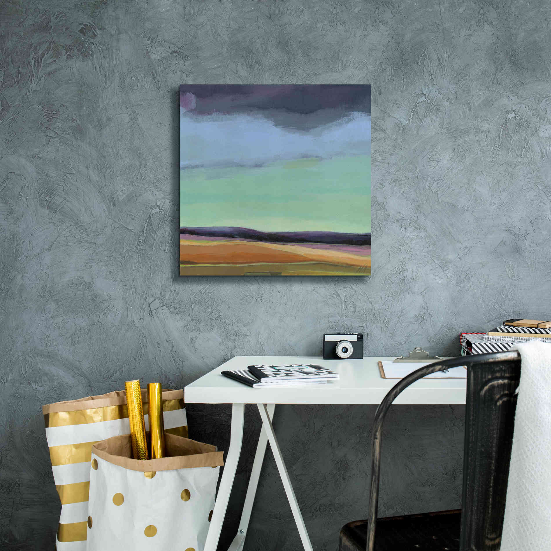 'Too Much Walking' by Niki Arden, Canvas Wall Art,18 x 18