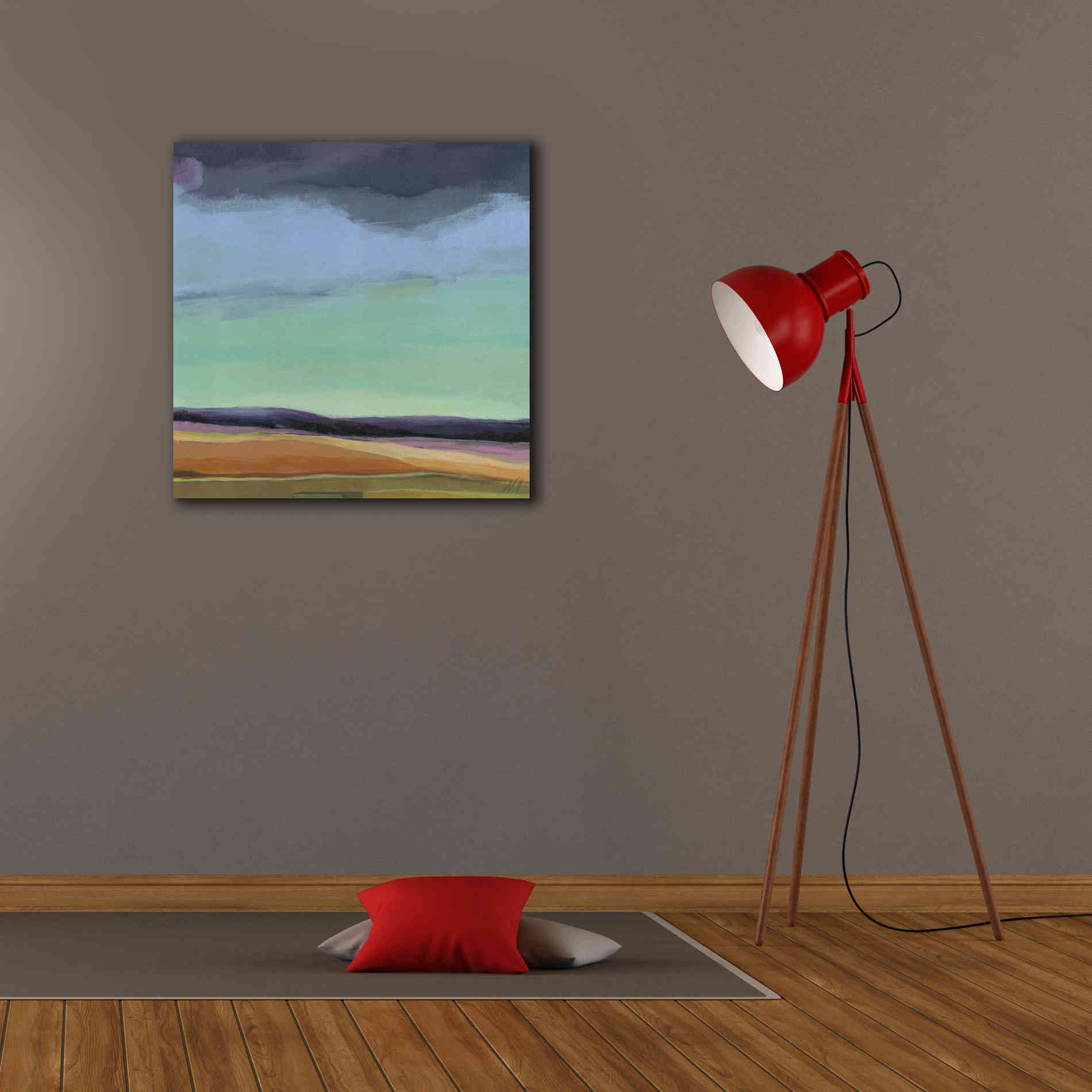 'Too Much Walking' by Niki Arden, Canvas Wall Art,26 x 26