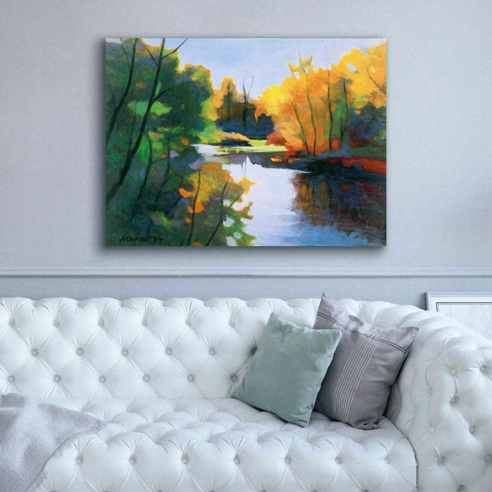 'Magic Afternoon' by Tadashi Asoma, Canvas Wall Art,54 x 40