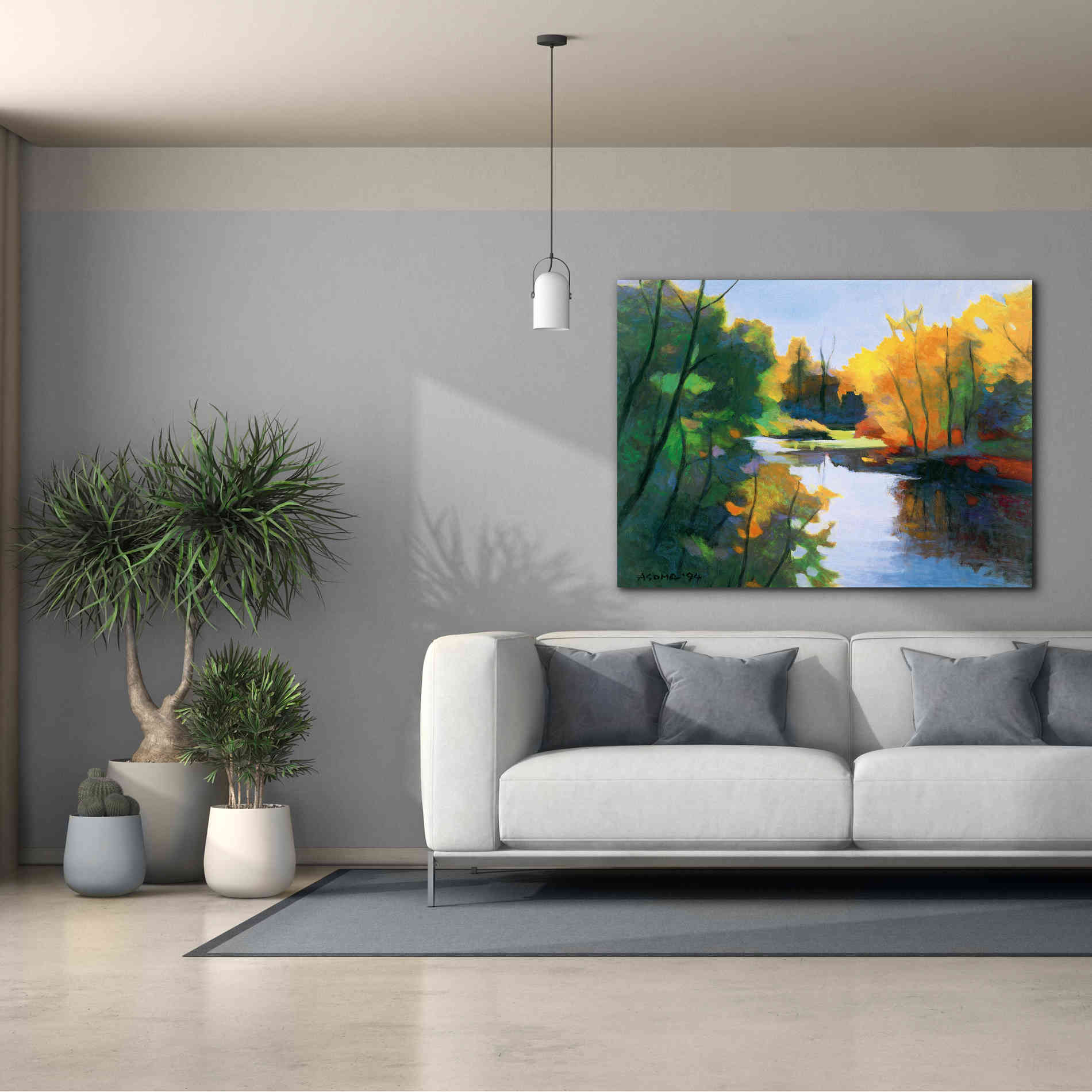 'Magic Afternoon' by Tadashi Asoma, Canvas Wall Art,54 x 40