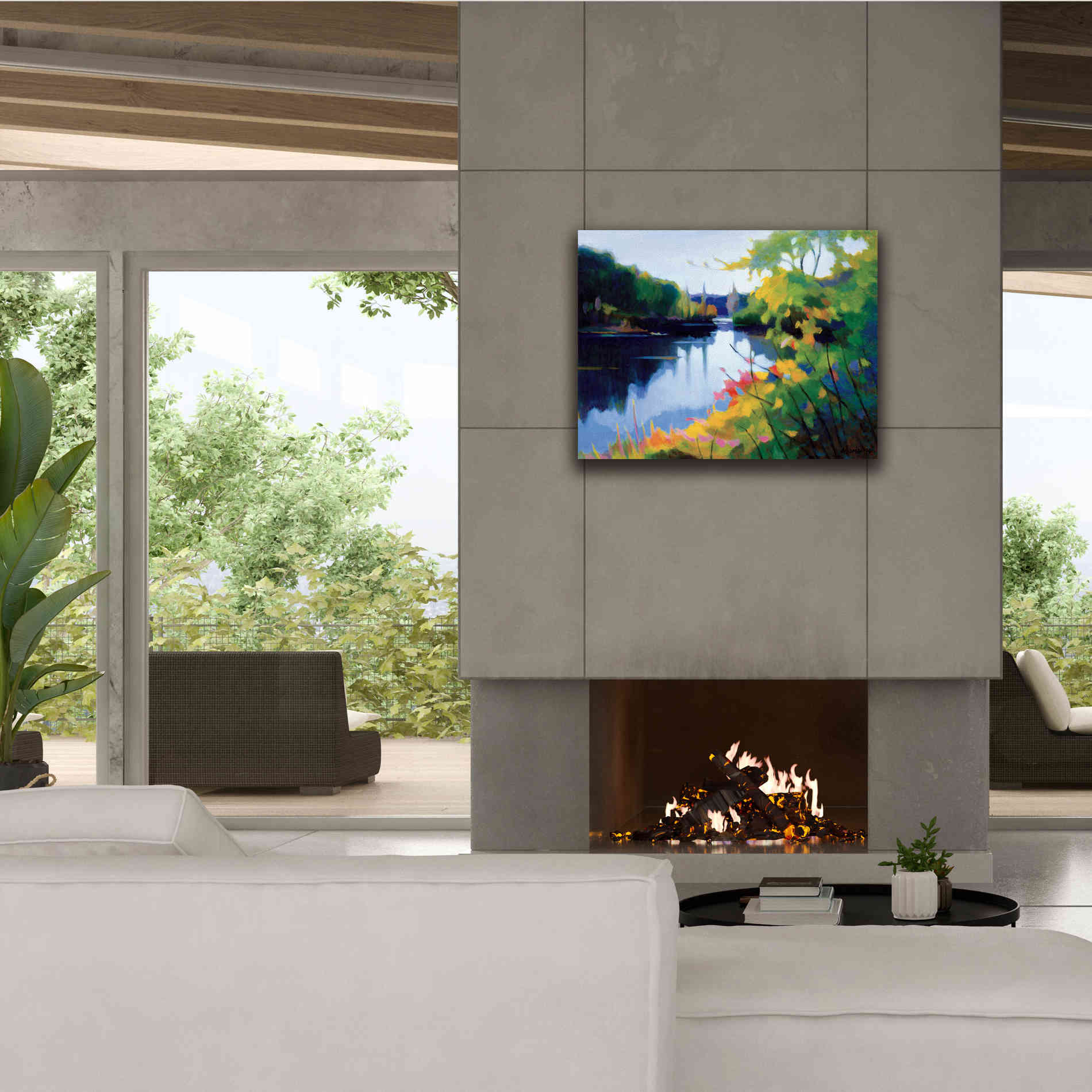 'Morning Light' by Tadashi Asoma, Canvas Wall Art,34 x 26