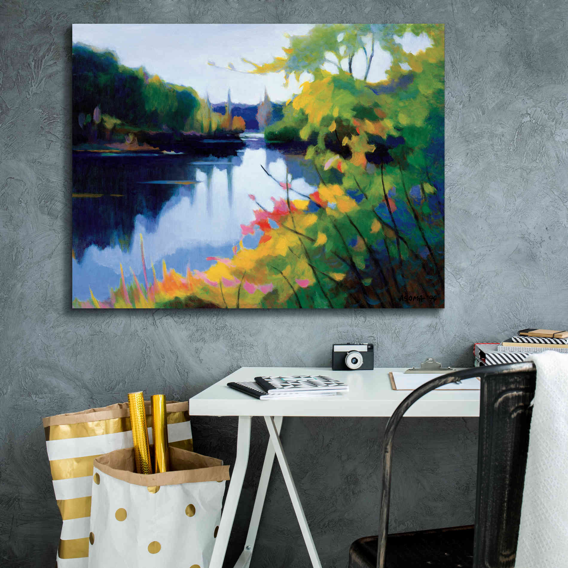 'Morning Light' by Tadashi Asoma, Canvas Wall Art,34 x 26