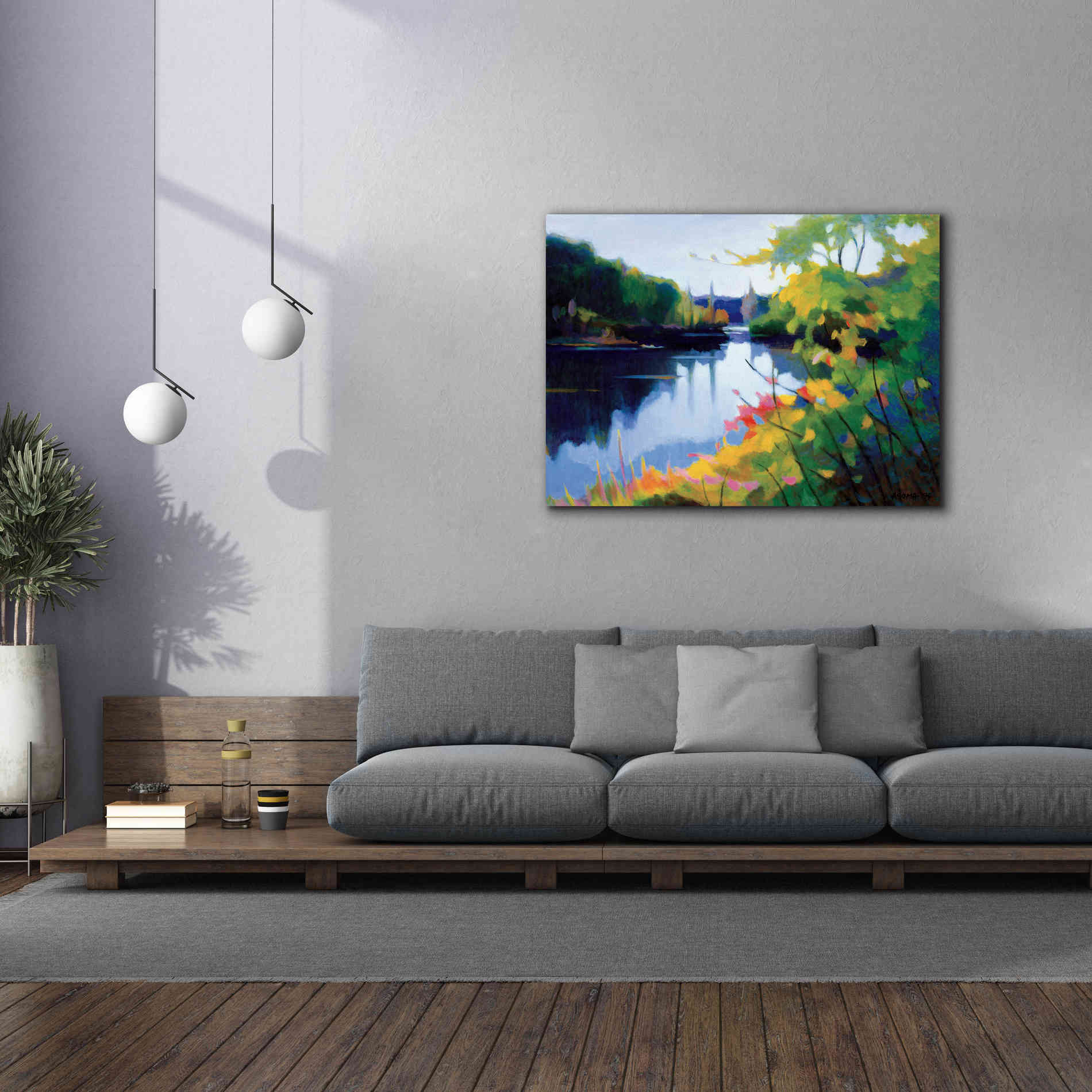 'Morning Light' by Tadashi Asoma, Canvas Wall Art,54 x 40