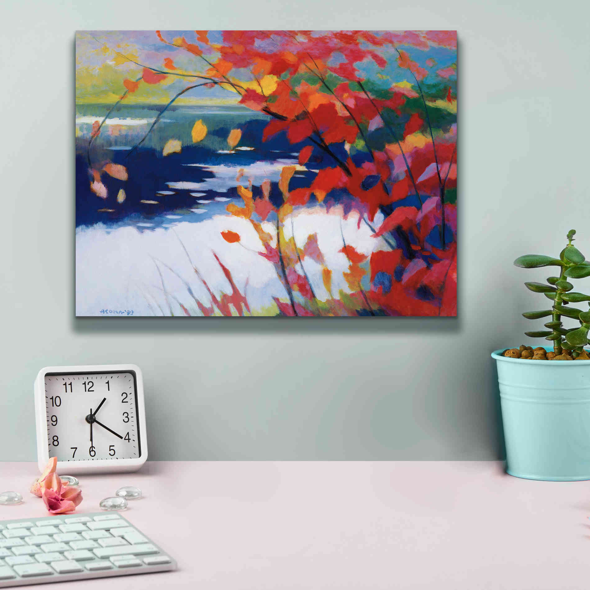 'Afternoon Calm' by Tadashi Asoma, Canvas Wall Art,16 x 12