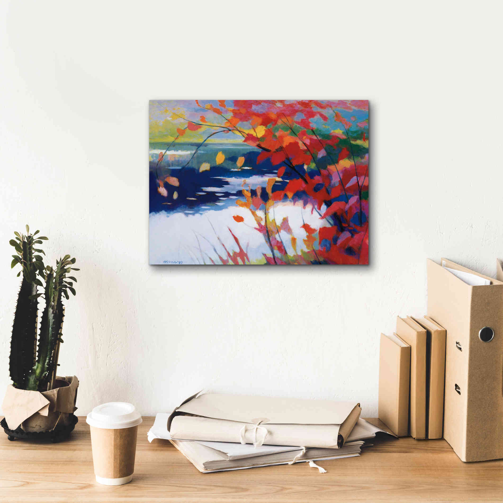 'Afternoon Calm' by Tadashi Asoma, Canvas Wall Art,16 x 12