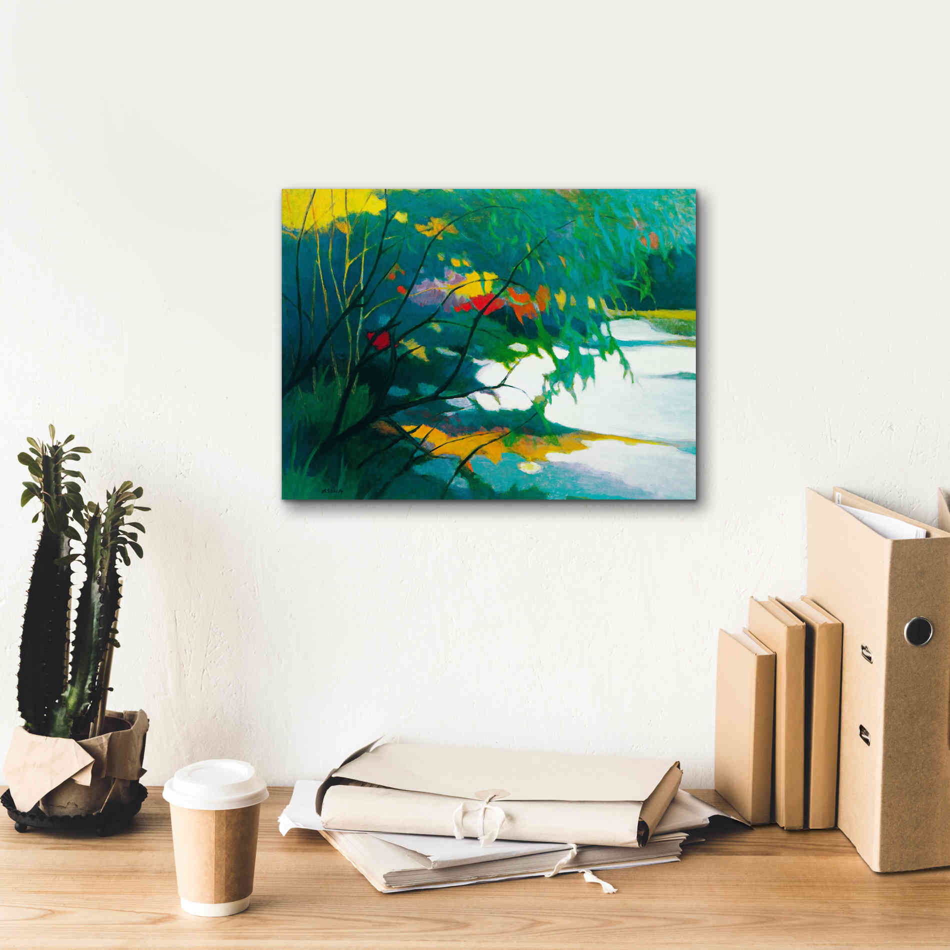 'Noonday Dreams' by Tadashi Asoma, Canvas Wall Art,16 x 12