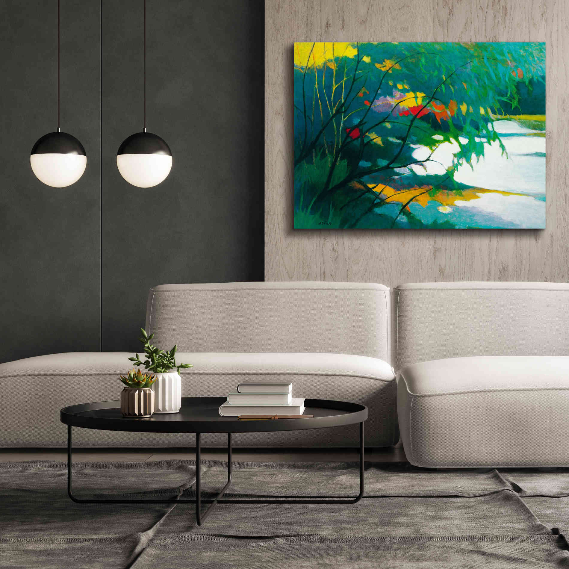 'Noonday Dreams' by Tadashi Asoma, Canvas Wall Art,54 x 40