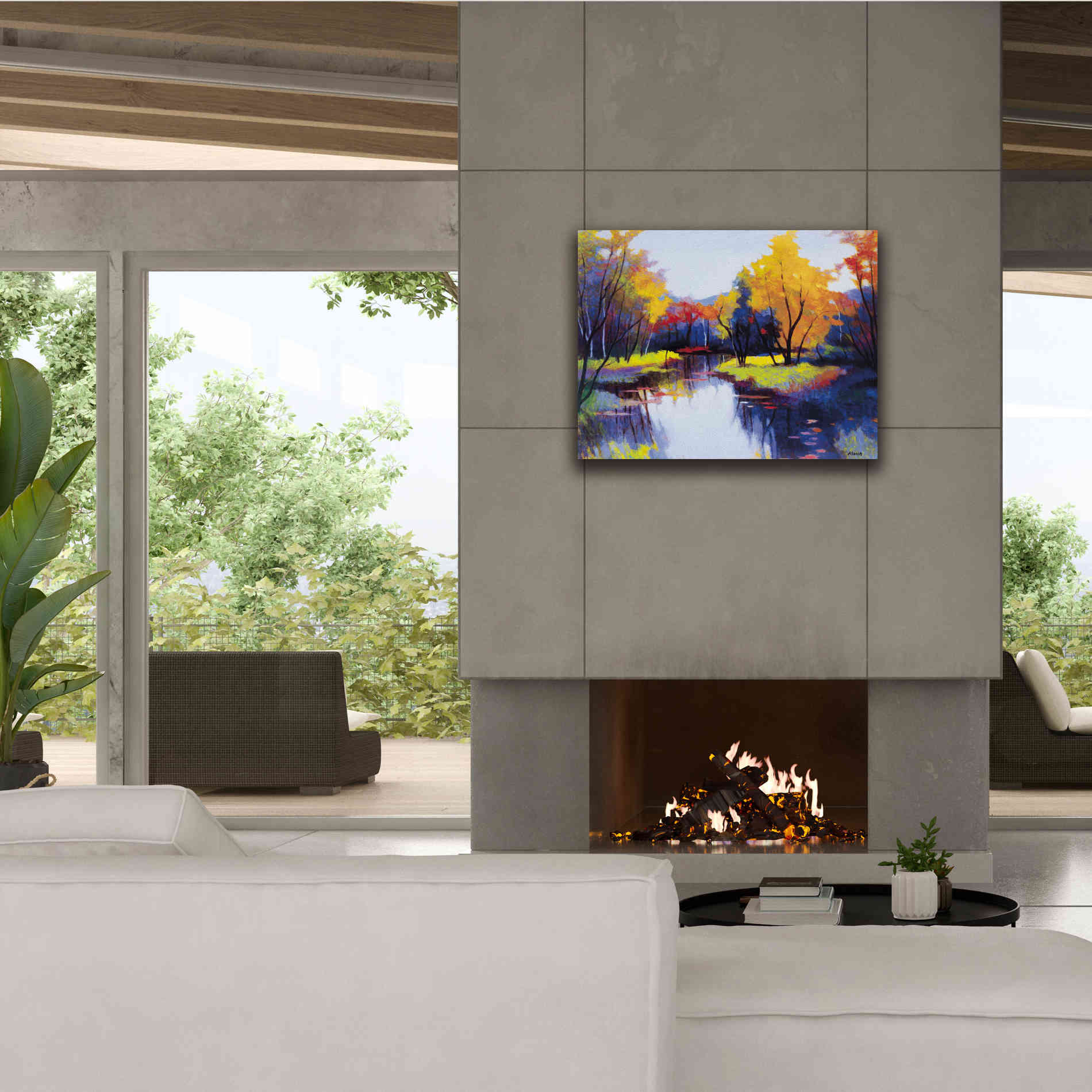 'Daybreak' by Tadashi Asoma, Canvas Wall Art,34 x 26