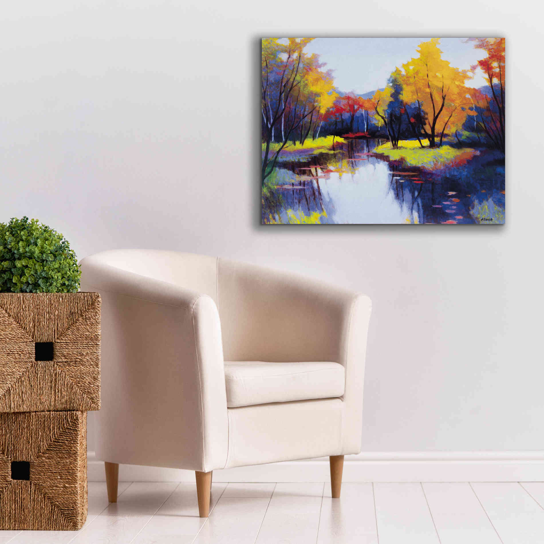 'Daybreak' by Tadashi Asoma, Canvas Wall Art,34 x 26