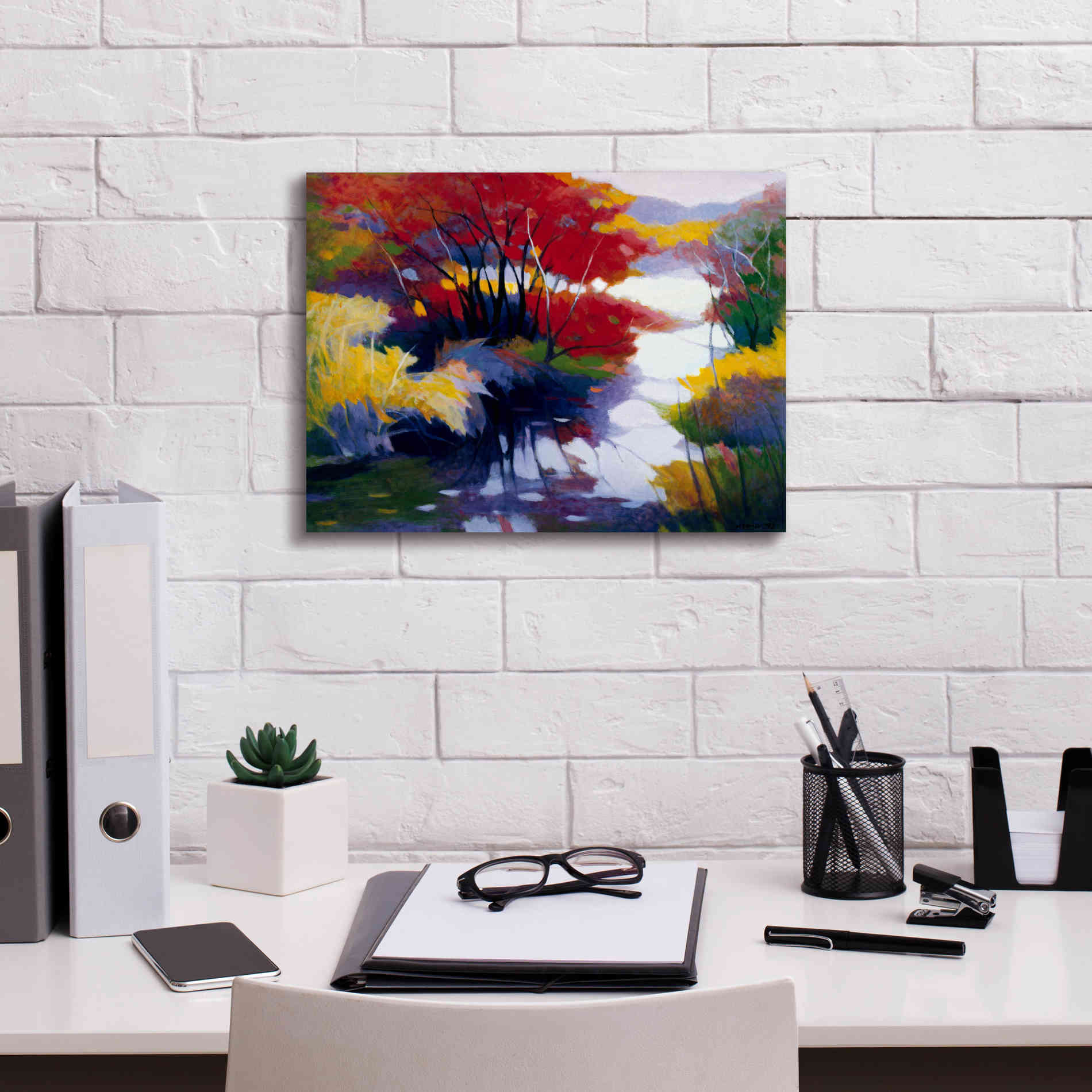 'Indian Summer' by Tadashi Asoma, Canvas Wall Art,16 x 12