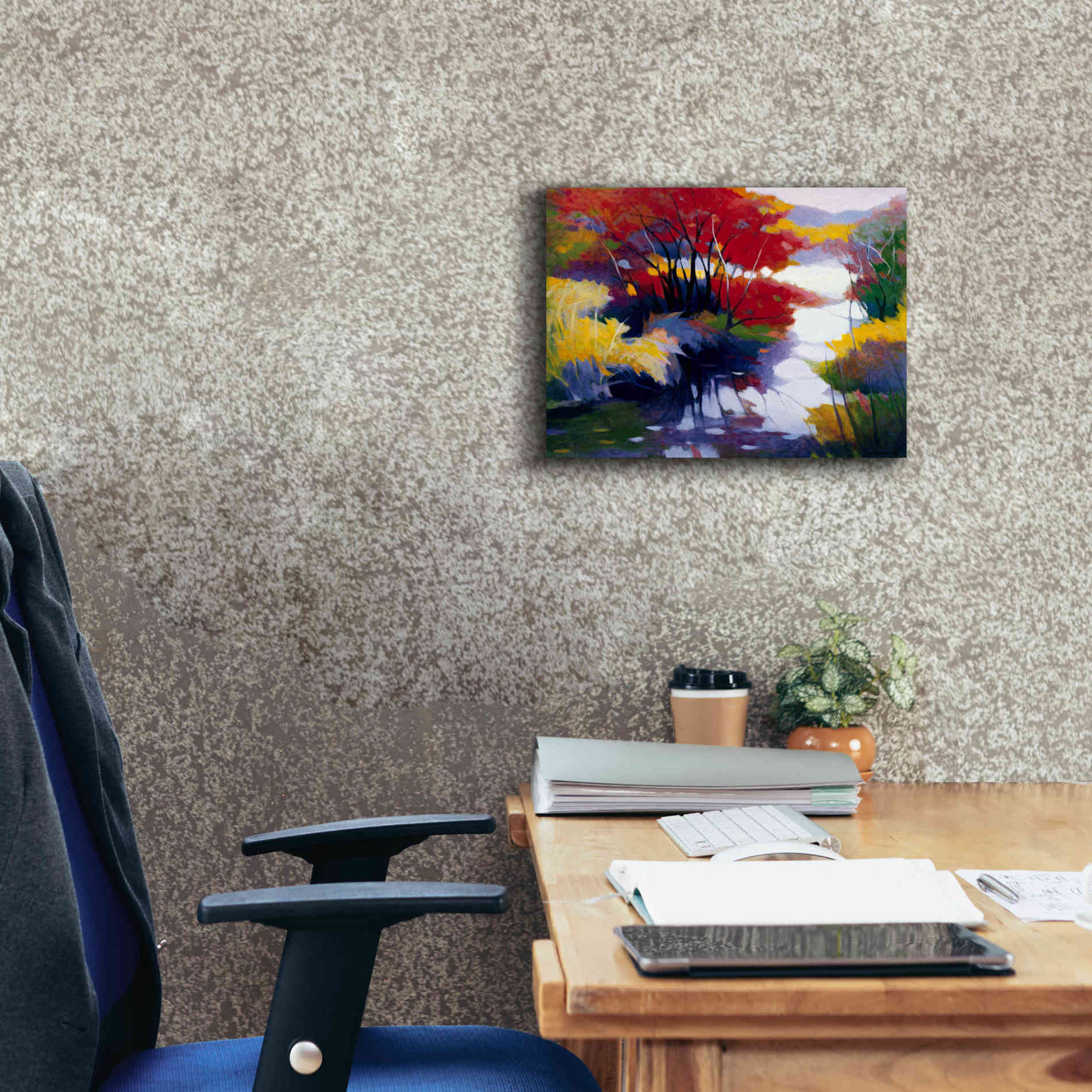 'Indian Summer' by Tadashi Asoma, Canvas Wall Art,16 x 12