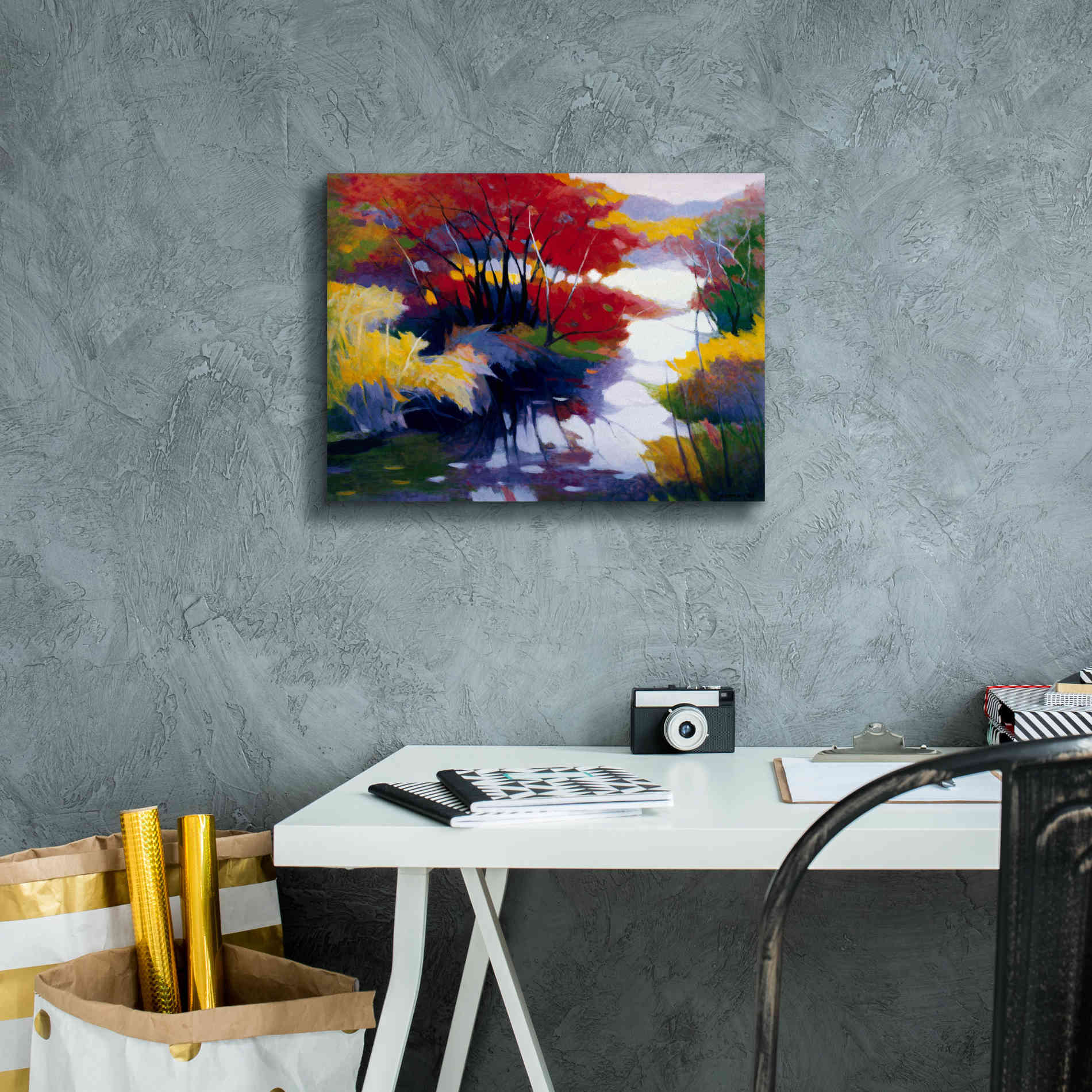 'Indian Summer' by Tadashi Asoma, Canvas Wall Art,16 x 12