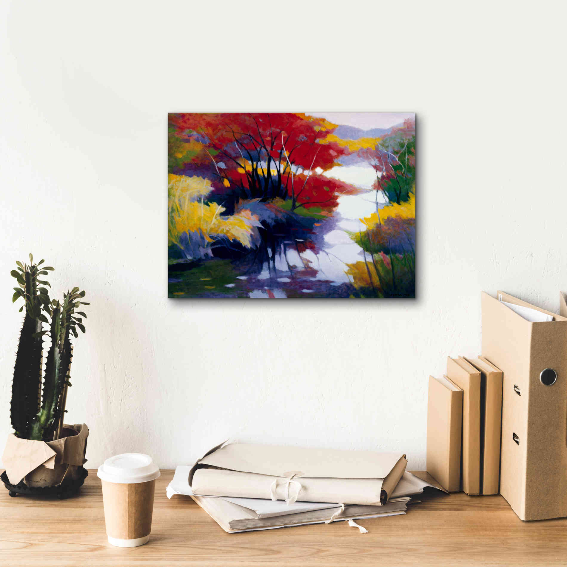 'Indian Summer' by Tadashi Asoma, Canvas Wall Art,16 x 12