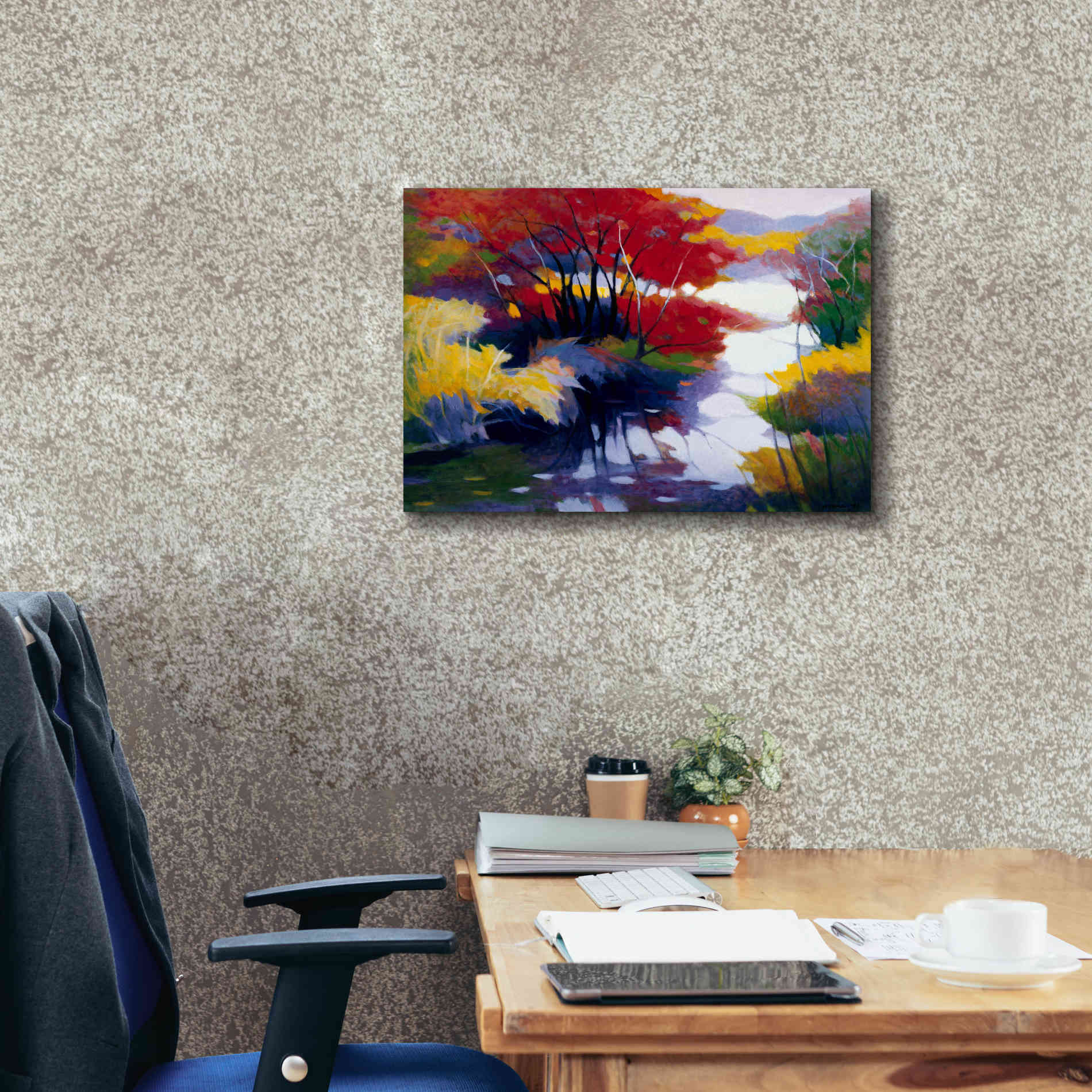 'Indian Summer' by Tadashi Asoma, Canvas Wall Art,26 x 18