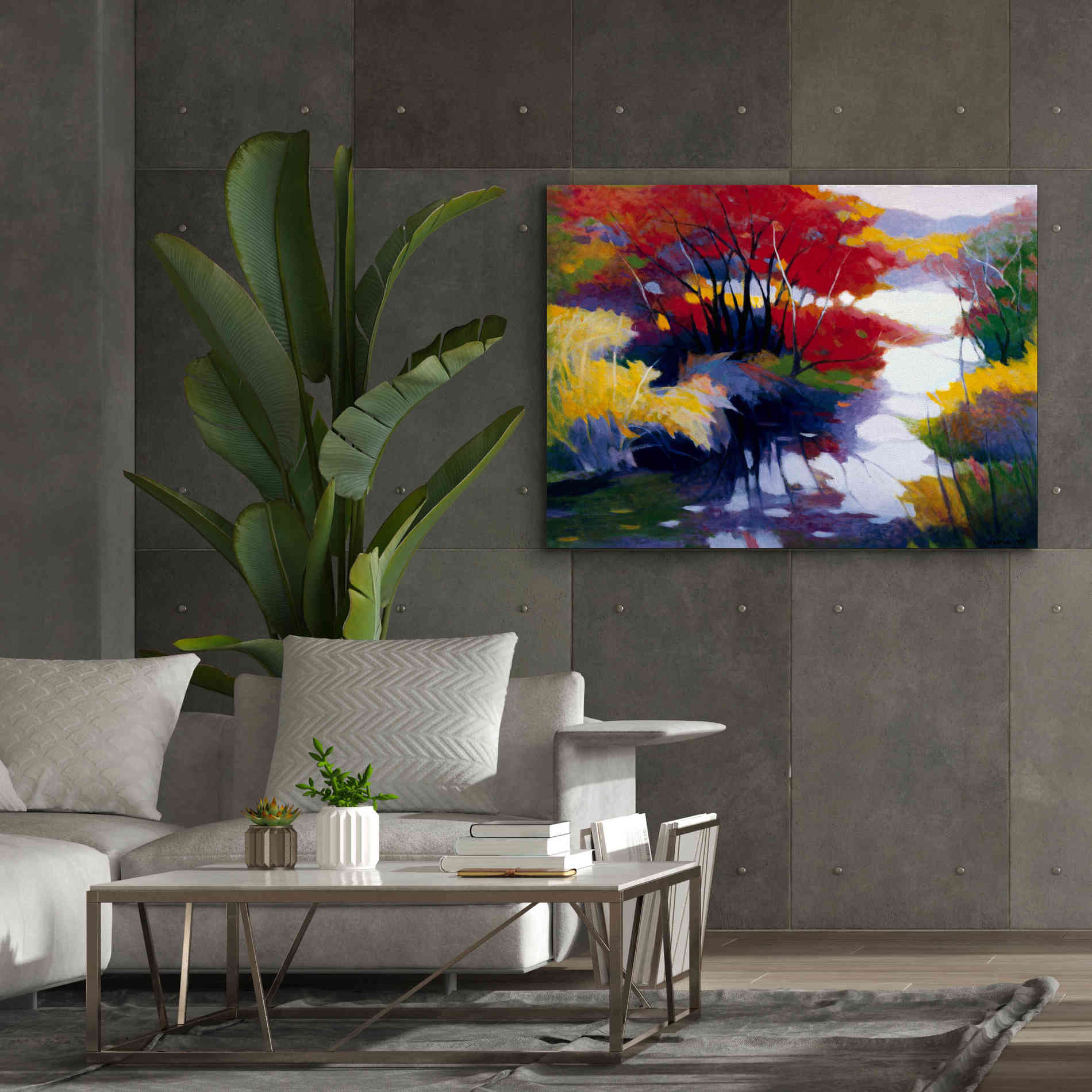 'Indian Summer' by Tadashi Asoma, Canvas Wall Art,54 x 40