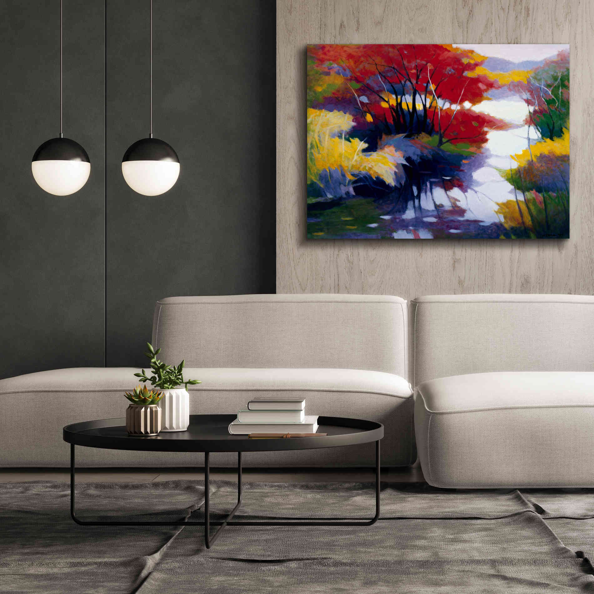 'Indian Summer' by Tadashi Asoma, Canvas Wall Art,54 x 40