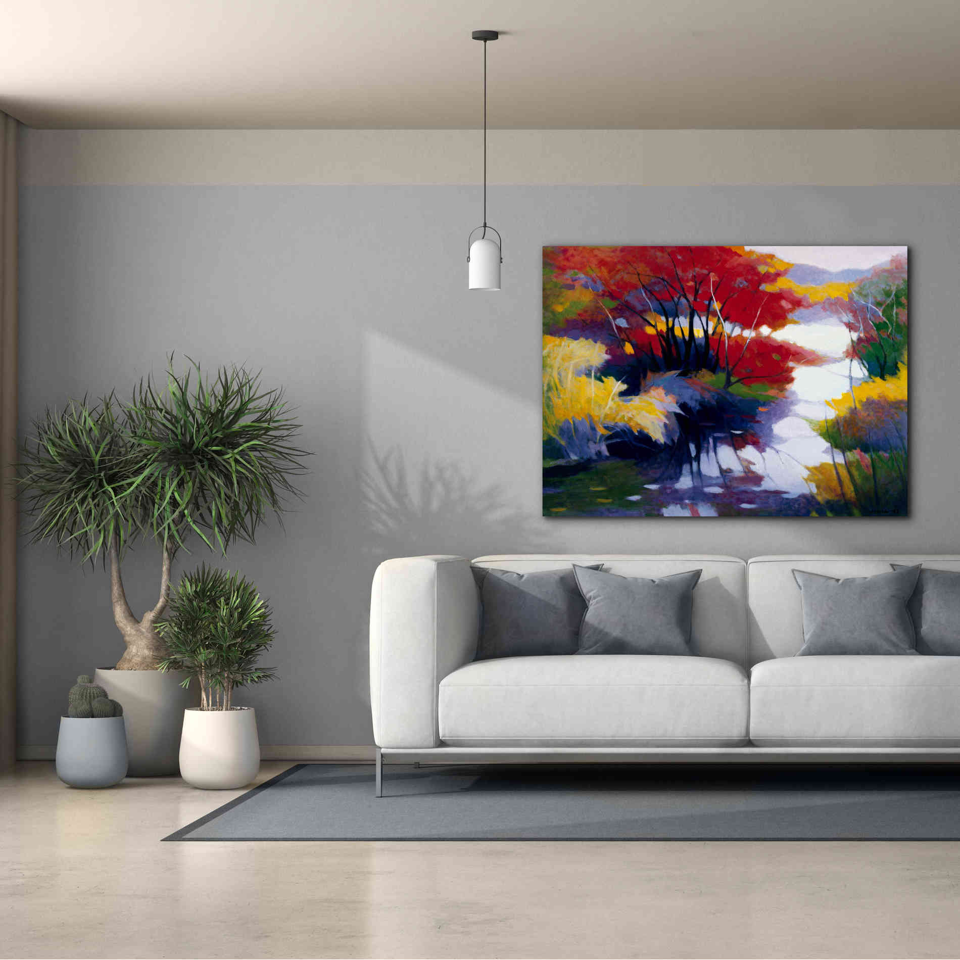 'Indian Summer' by Tadashi Asoma, Canvas Wall Art,54 x 40