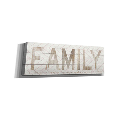 Image of 'Family Chevron' by Cindy Jacobs, Canvas Wall Art