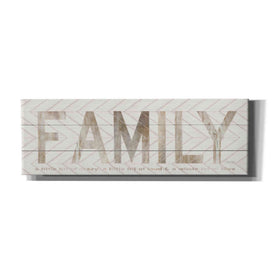'Family Chevron' by Cindy Jacobs, Canvas Wall Art