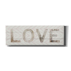 'Love Chevron' by Cindy Jacobs, Canvas Wall Art