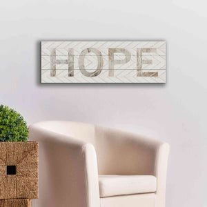 'Hope Chevron' by Cindy Jacobs, Canvas Wall Art,36 x 12