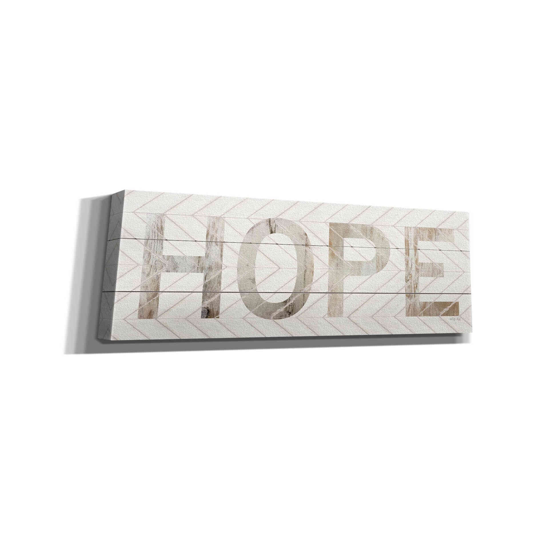 'Hope Chevron' by Cindy Jacobs, Canvas Wall Art