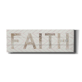'Faith Chevron' by Cindy Jacobs, Canvas Wall Art