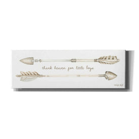 'Arrows - Thank Heaven for Little Boys' by Cindy Jacobs, Canvas Wall Art