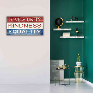 'Love & Unity' by Cindy Jacobs, Canvas Wall Art,40 x 20