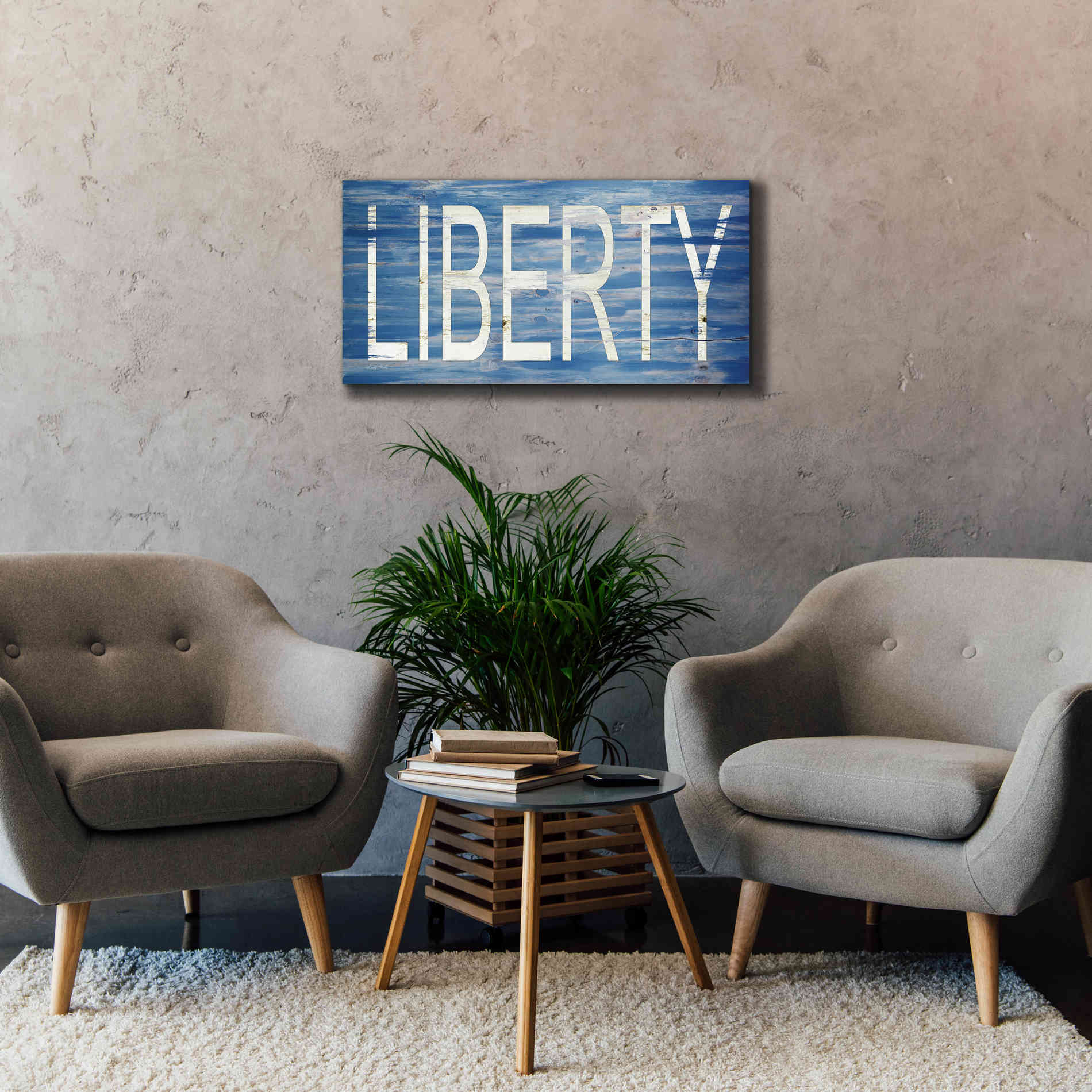 'Liberty' by Cindy Jacobs, Canvas Wall Art,40 x 20