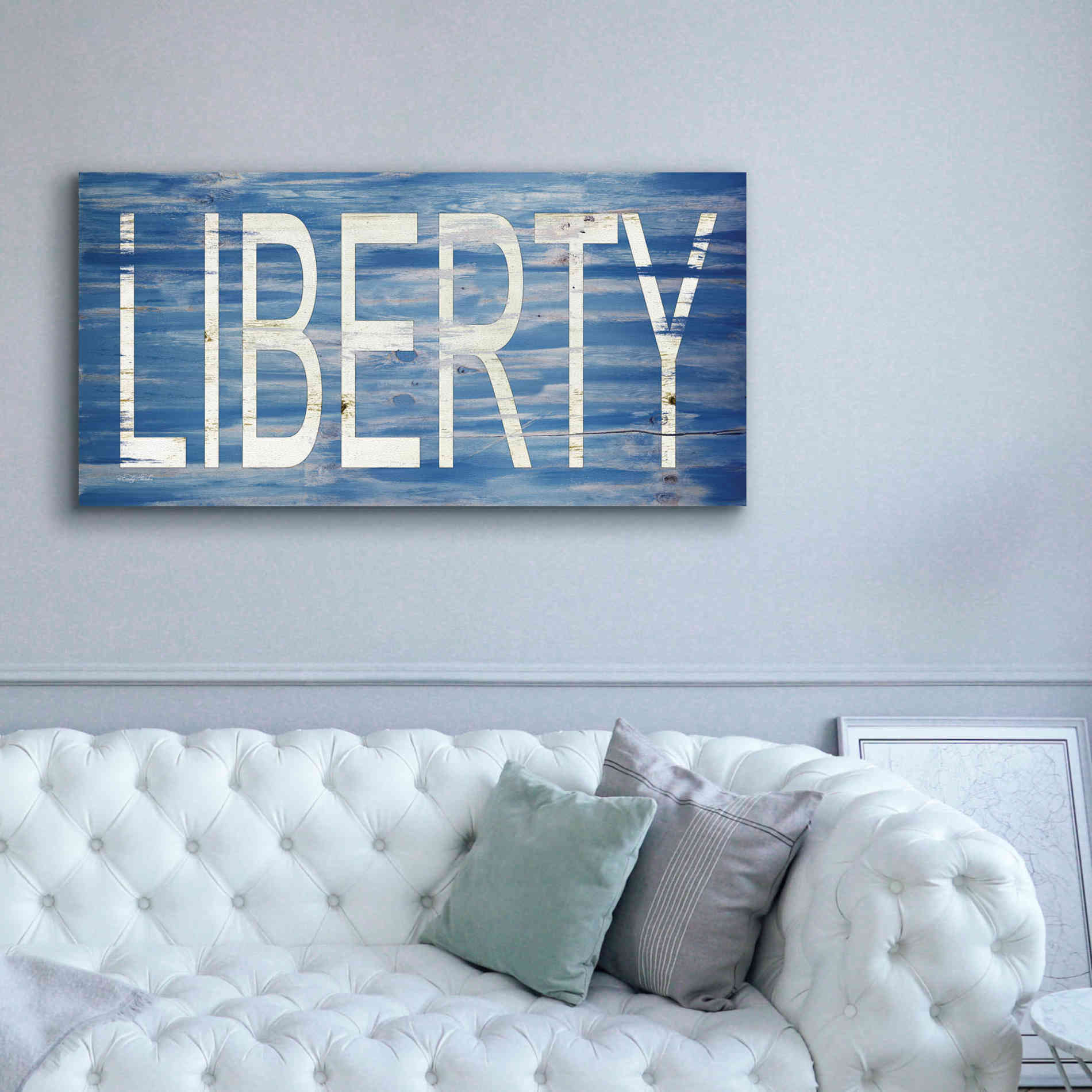 'Liberty' by Cindy Jacobs, Canvas Wall Art,60 x 30