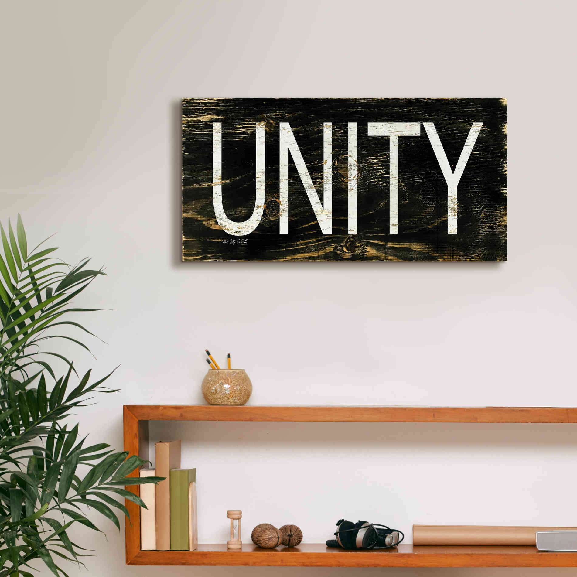 'Unity' by Cindy Jacobs, Canvas Wall Art,24 x 12