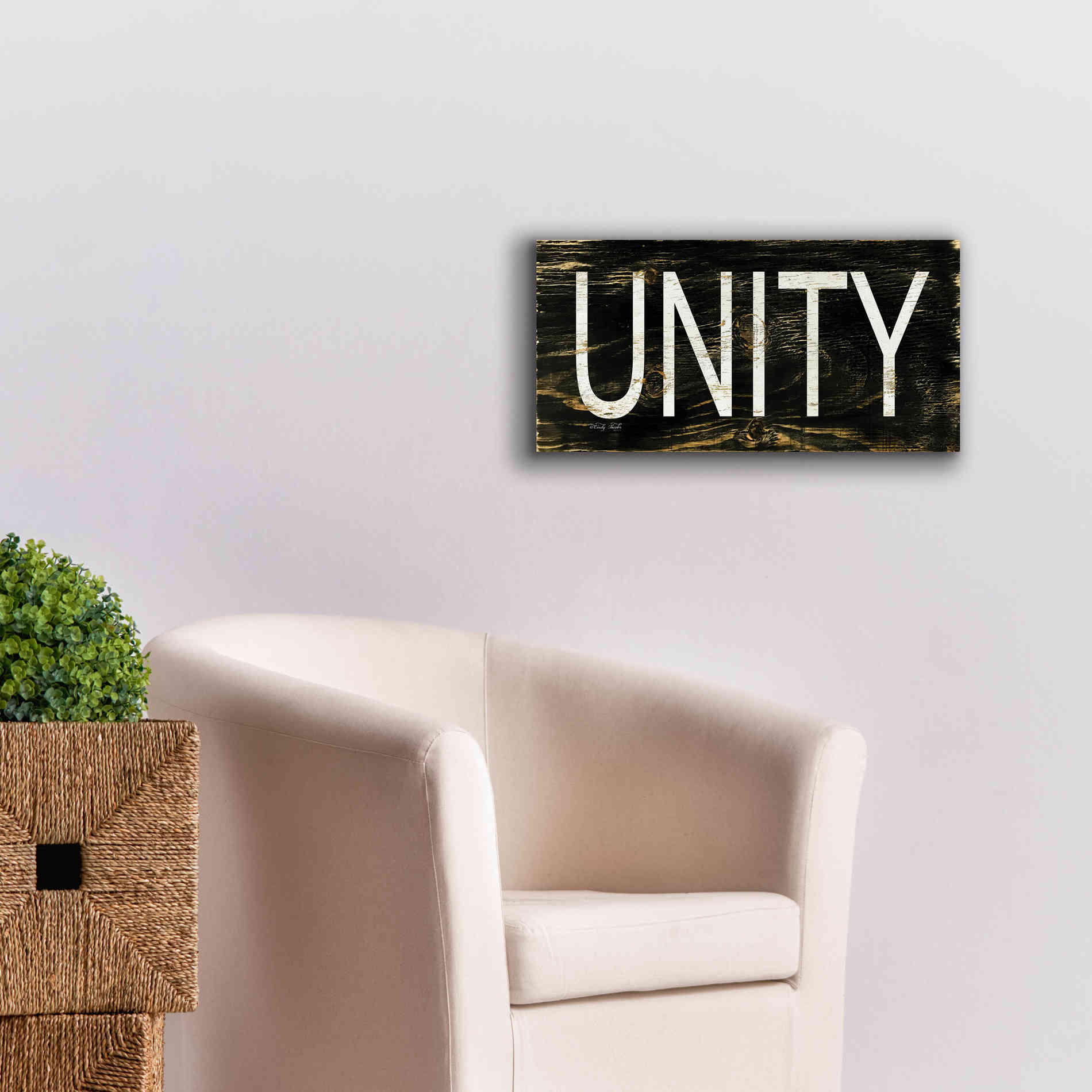 'Unity' by Cindy Jacobs, Canvas Wall Art,24 x 12