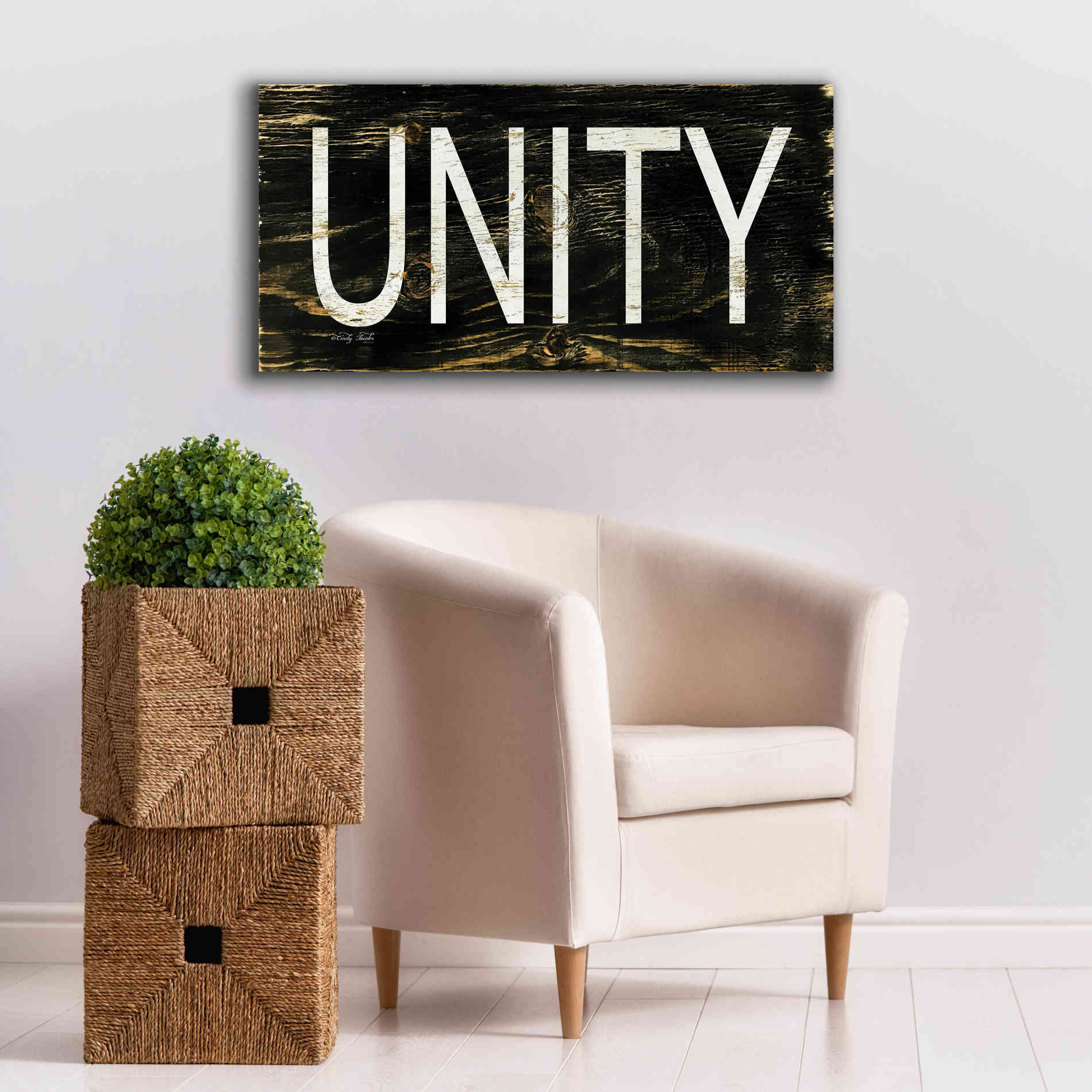 'Unity' by Cindy Jacobs, Canvas Wall Art,40 x 20