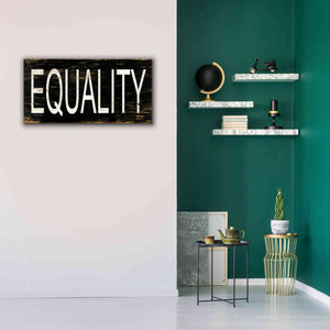 'Equality' by Cindy Jacobs, Canvas Wall Art,40 x 20