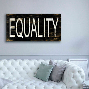 'Equality' by Cindy Jacobs, Canvas Wall Art,60 x 30