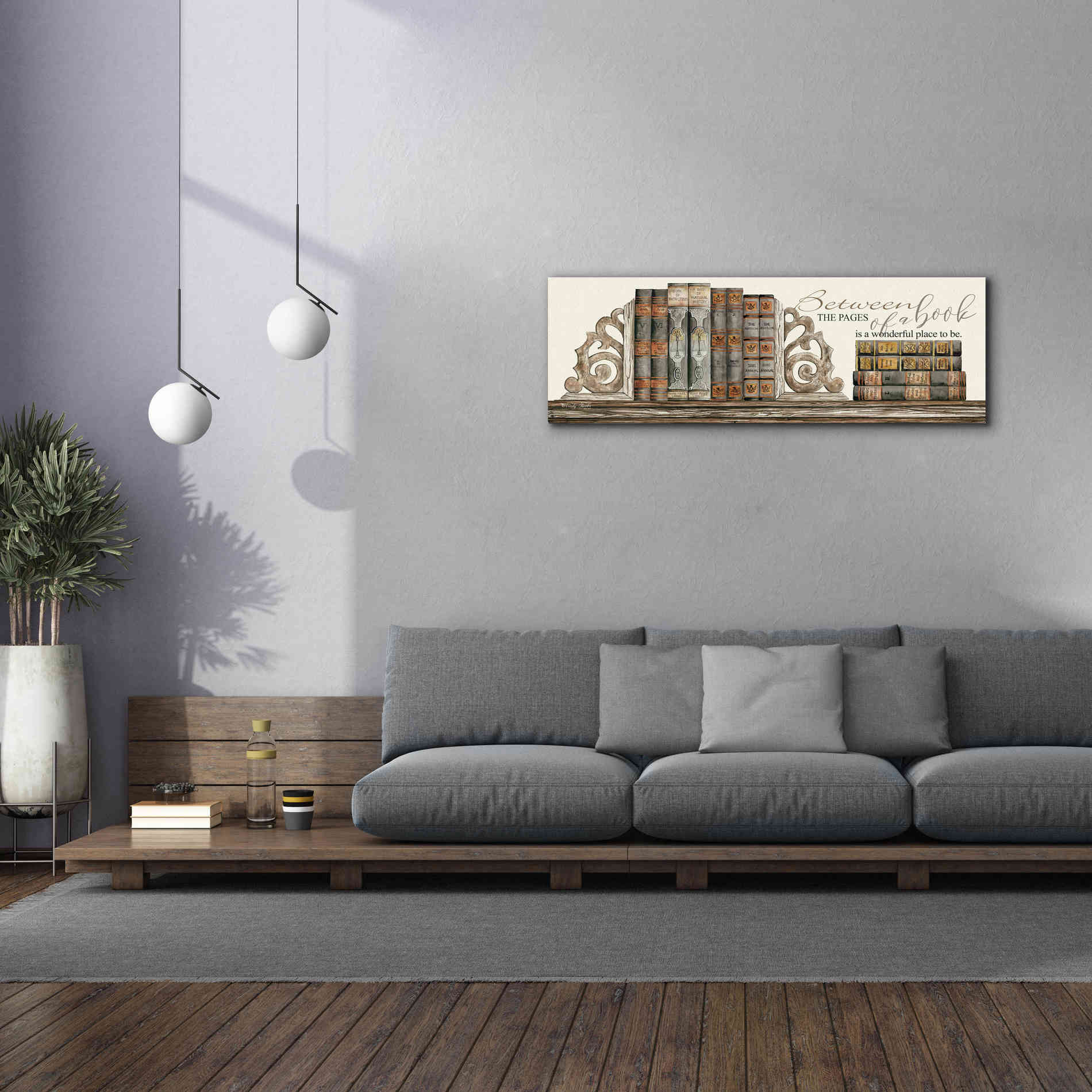 'Between the Pages of a Book' by Cindy Jacobs, Canvas Wall Art,60 x 20