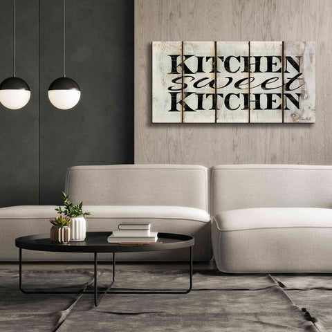 Image of 'Kitchen Sweet Kitchen on Wood Panels' by Cindy Jacobs, Canvas Wall Art,60 x 30