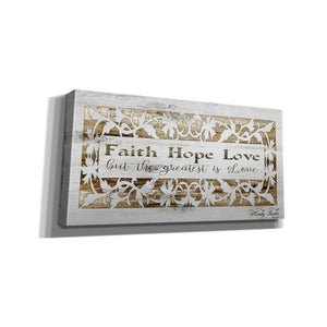 'Faith, Hope, Love' by Cindy Jacobs, Canvas Wall Art