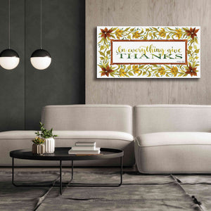 'In Everything' by Cindy Jacobs, Canvas Wall Art,60 x 30
