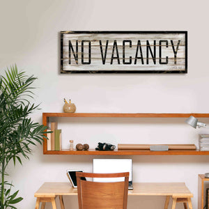 'No Vacancy' by Cindy Jacobs, Canvas Wall Art,36 x 12