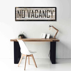 'No Vacancy' by Cindy Jacobs, Canvas Wall Art,60 x 20