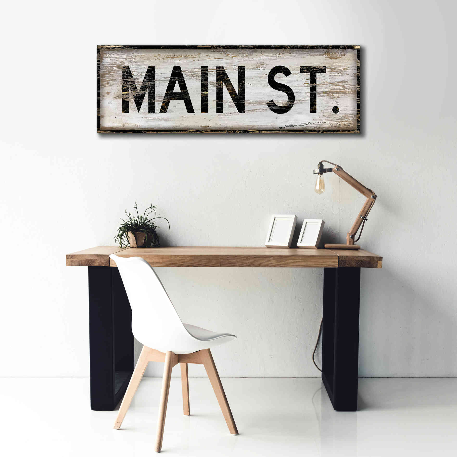 'Main St.' by Cindy Jacobs, Canvas Wall Art,60 x 20