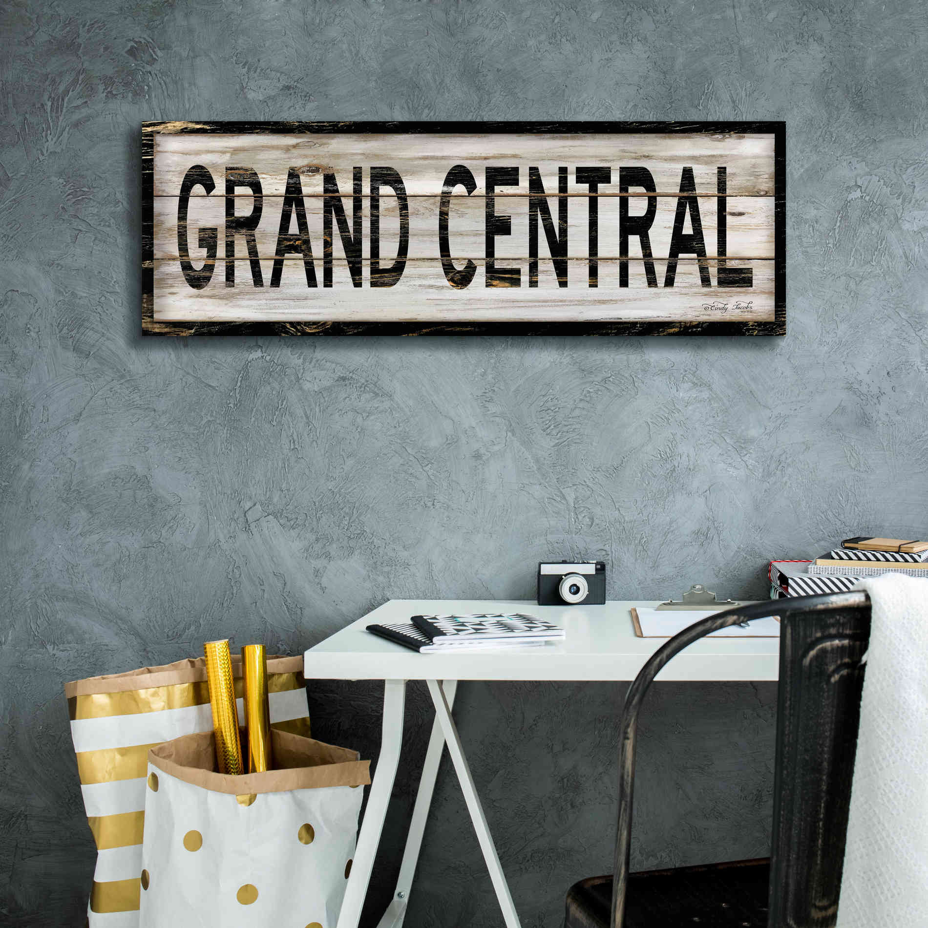 'Grand Central' by Cindy Jacobs, Canvas Wall Art,36 x 12