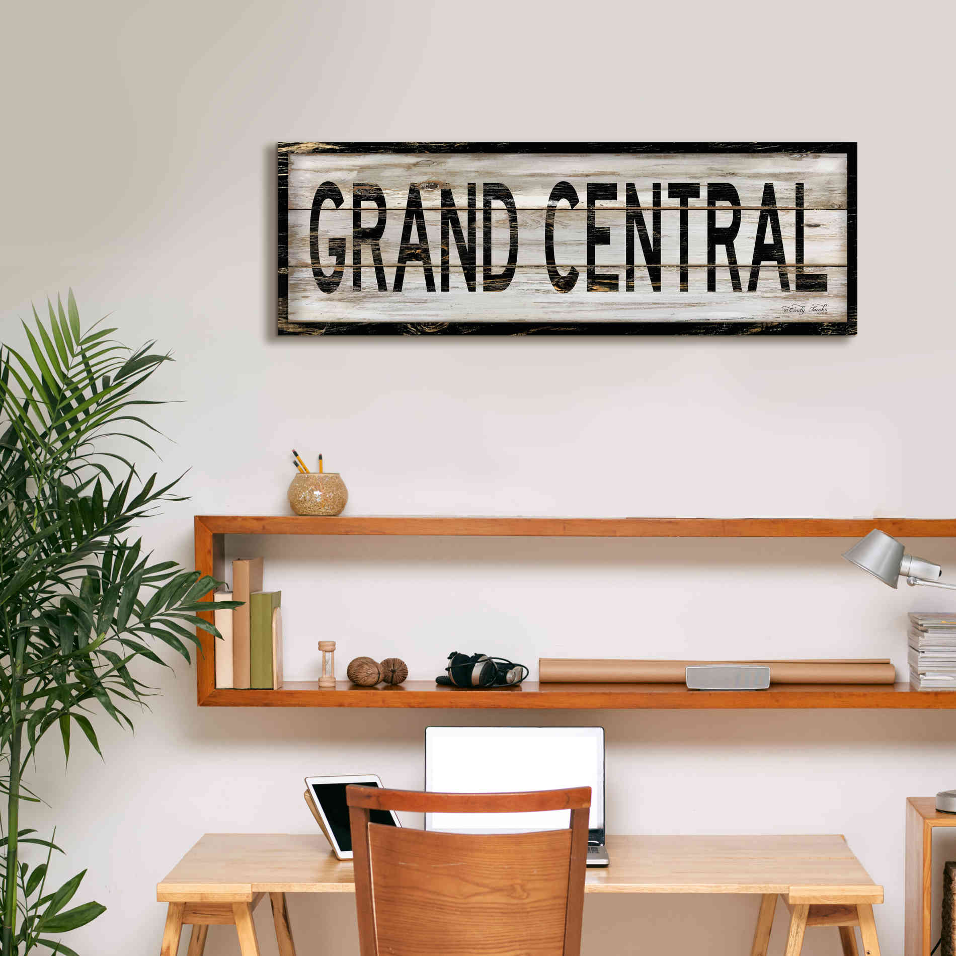 'Grand Central' by Cindy Jacobs, Canvas Wall Art,36 x 12