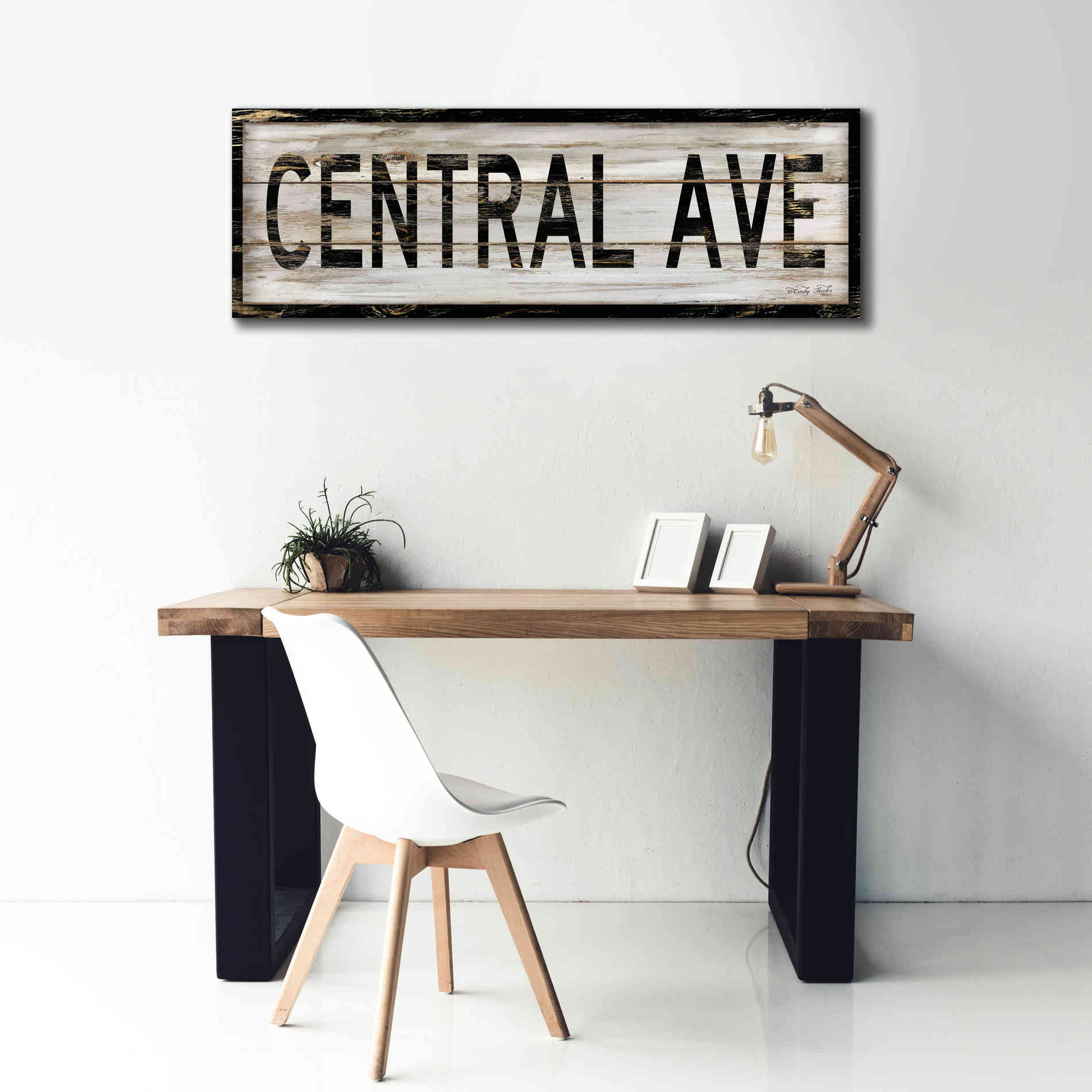 'Central Ave.' by Cindy Jacobs, Canvas Wall Art,60 x 20